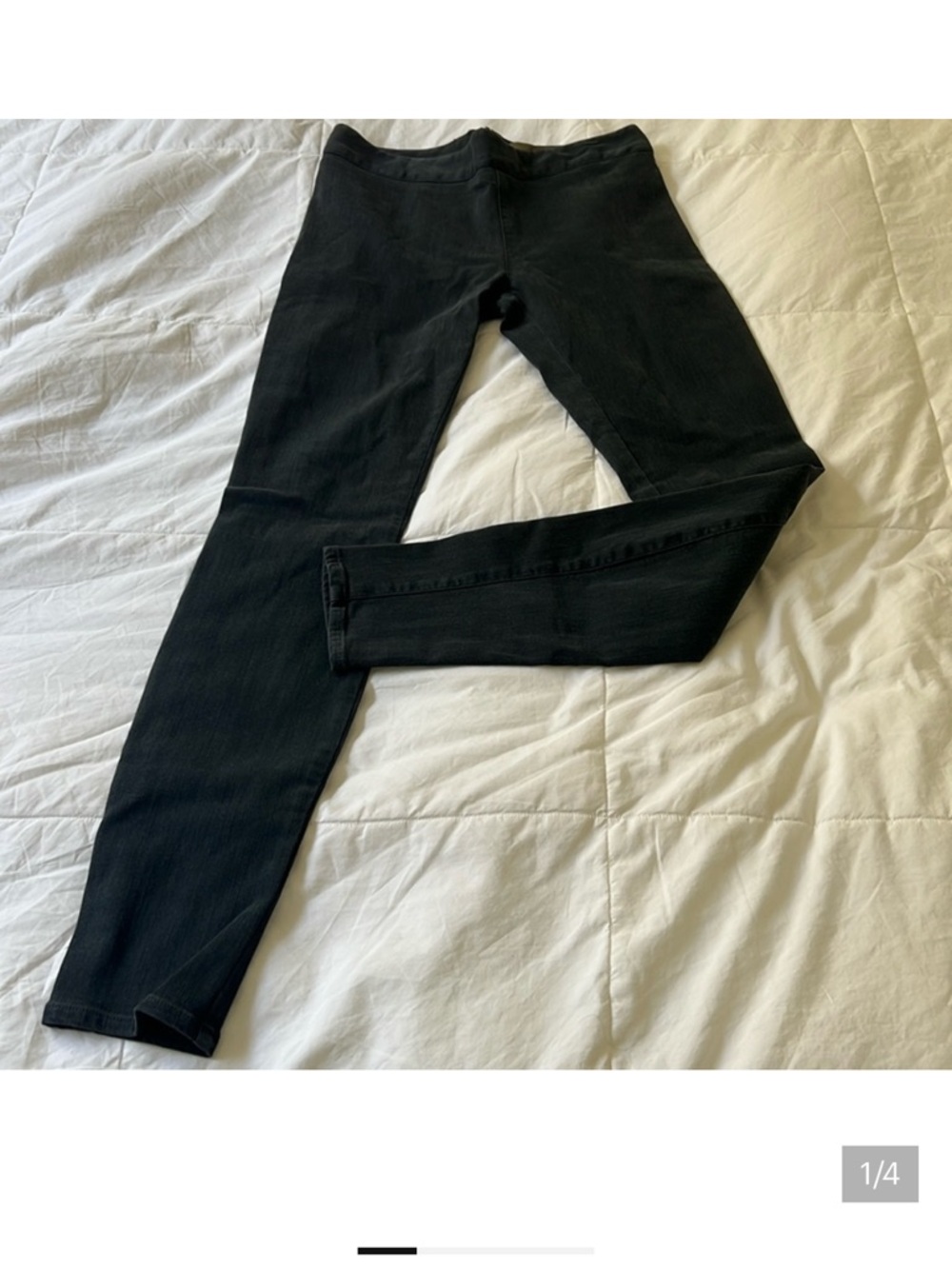 Enza Costa Black Pants, Low Rise